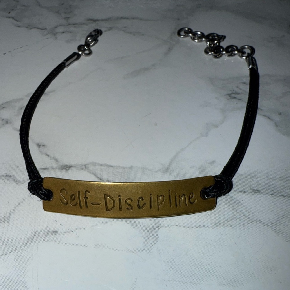 🛍️ Gold Tone Self-Discipline Bracelet